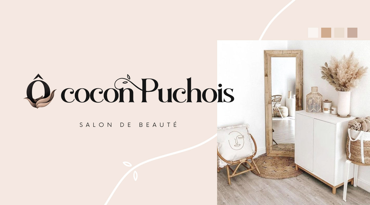 Création de la charte graphique et du logo du salon de beauté