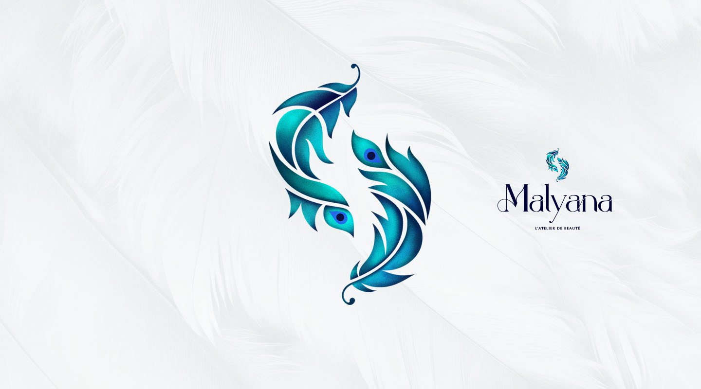 Création de logo du salon de beauté Malyana