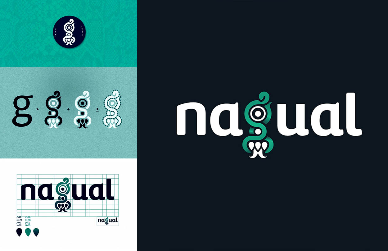 création du l'identité visuelle et du logo de l'association toulousaine Nagual